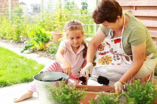 Professional landscaping services team